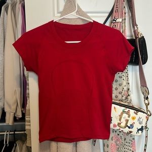 Lululemon swiftly tech cropped shirt size 4